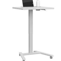 Fuzion Sit to Stand Adjustable Desk w/ Grommet (22'' x 26'') - Quick Ship