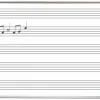 Graphic Dry Erase Boards with Music Lines