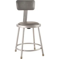 Gray Padded Science Lab Stools