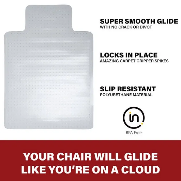 Gripper Office Chair Mat (For Carpets)