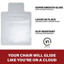 Gripper Office Chair Mat (For Hardwood Floors)