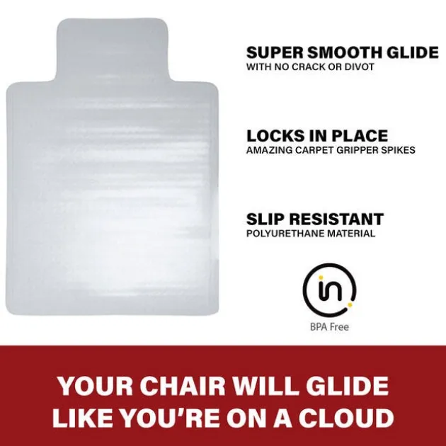 Gripper Office Chair Mat (For Hardwood Floors)