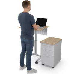 Grow & Roll Teacher Desk & Avid File Cabinet Package