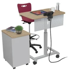 Grow & Roll Teacher Desk & Avid File Cabinet Package