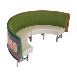 Half Circle Mobile Booth Seating Unit