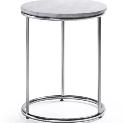 Harden End Table - 20'' Round w/ Marble Top