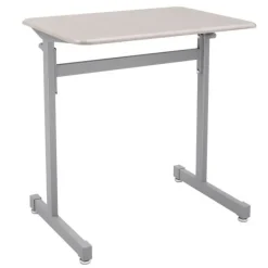 Hard Plastic Silhouette Student Desk w/ Glides