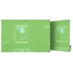 Harmony Magnetic Color Glass Markerboards w/ Square Corners