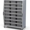 Haskell Explorer Tall Storage Cart with 24 Bins