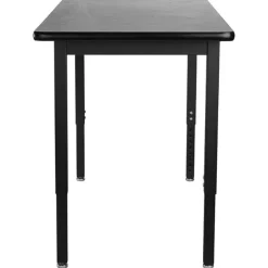 Height Adjustable Steel Science Table with Laminate Top (30'' x 72'')