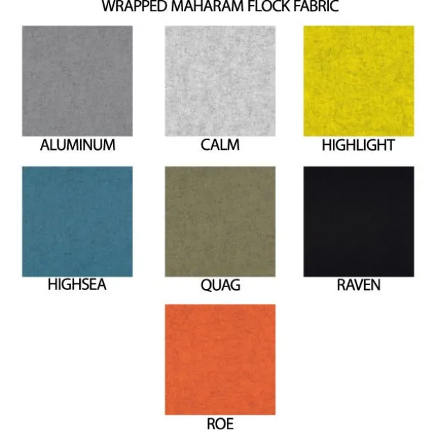 Hex Fabric Wrapped Tackable Panel (18" x 21")