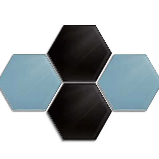 Hex Glass Markerboard (18" x 21")