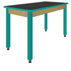 30” H Hybrid Steel Table w/ Chemguard Top & Glides (72” W x 30” D)