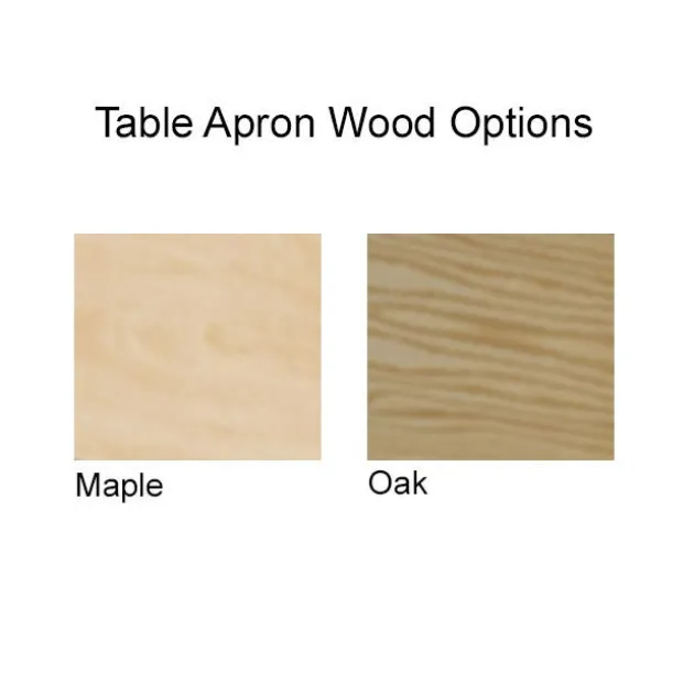 30" H Hybrid Steel Table w/ Phenolic Top & Glides (60” W X 30” D)