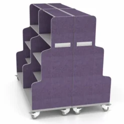 Hideaway Bookshelf Storage Cart