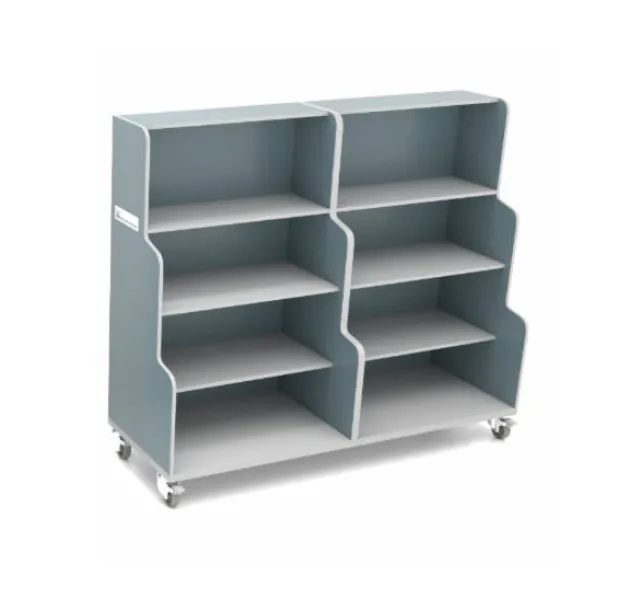 Hideaway Bookshelf Storage Cart