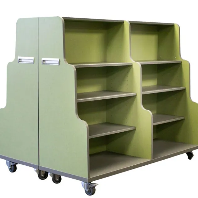 Hideaway Bookshelf Storage Cart