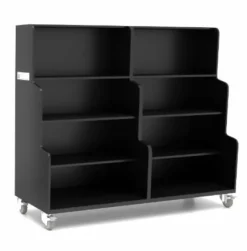 Hideaway Bookshelf Storage Cart