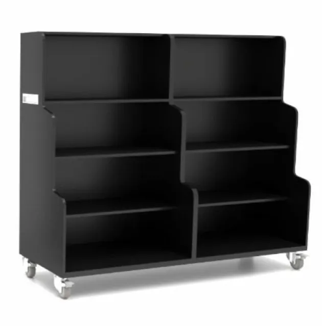 Hideaway Bookshelf Storage Cart