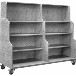 Hideaway Bookshelf Storage Cart