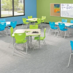 Hierarchy Beluga Dry Erase Student Desk (35" W x 24" D)