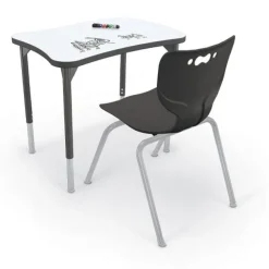 Hierarchy Beluga Dry Erase Student Desk (35