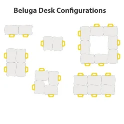 Hierarchy Beluga Dry Erase Student Desk (35