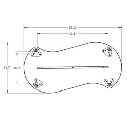 Hierarchy Dry Erase Twister Table (Small)