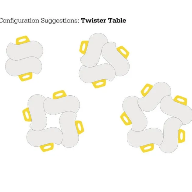 Hierarchy Dry Erase Twister Table (Large)
