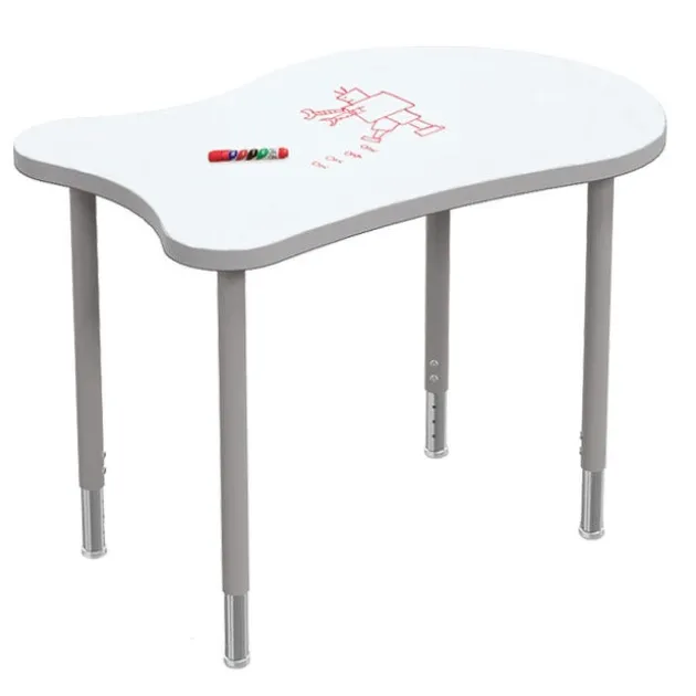 Hierarchy Fender Collaborative Student Desks with Dry Erase Top