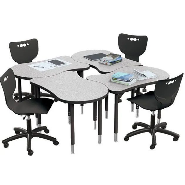 Hierarchy Fender Collaborative Student Desks with Dry Erase Top