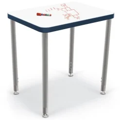 Hierarchy Rectangle Snap Desk with Dry Erase Top (29'' x 20'')
