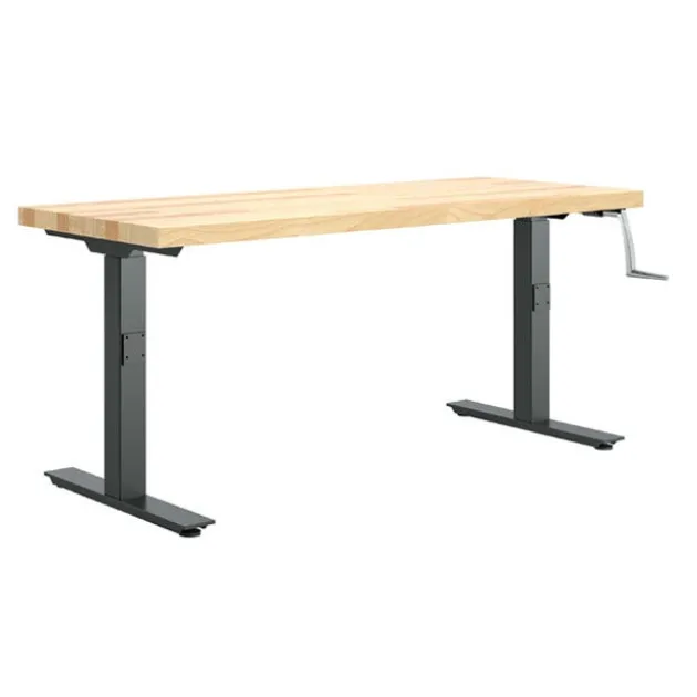 Hi-Lo Bench with Maple Butcher Block Top