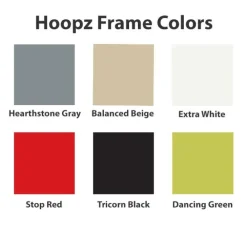 Hoopz Bar Height Stool with Contoured Back