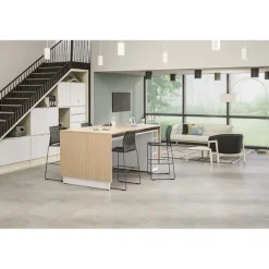 Hoopz Bar Height Stool with Contoured Back