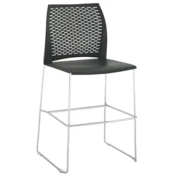 Hoopz Bar Height Stool with Contoured Back
