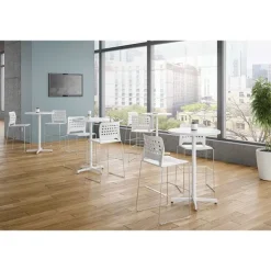 Hoopz Bar Height Stool with Contoured Back