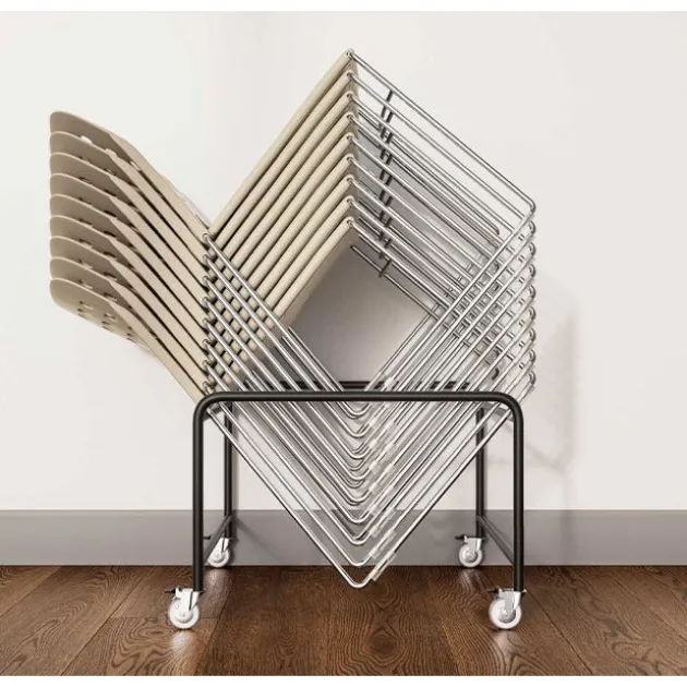 Hoopz Stacking Chair with Contoured Back