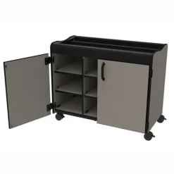 Horizon Series Mobile Cubbie Storage Cabinet
