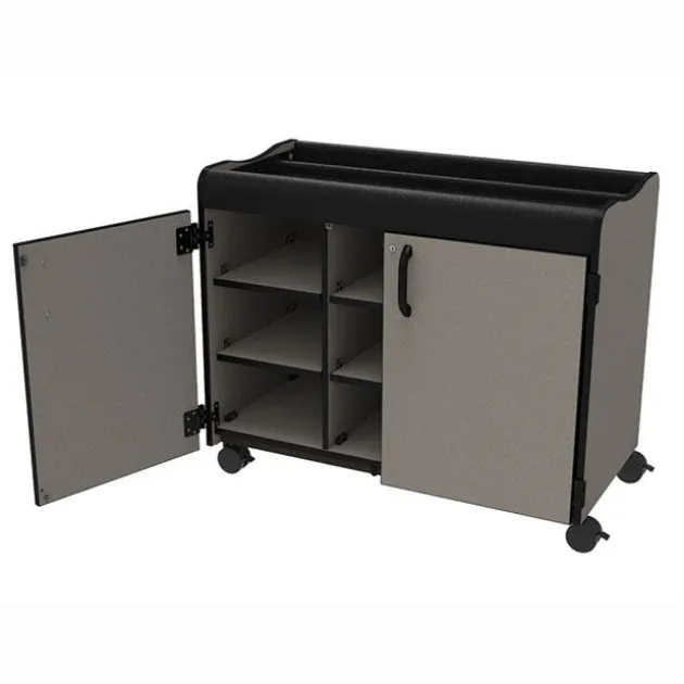 Horizon Series Mobile Cubbie Storage Cabinet
