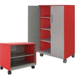 Hutch Mobile Metal Storage Shelves