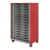 Hutch Mobile Metal Tote Storage