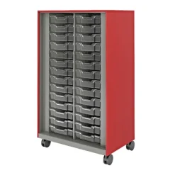 Hutch Mobile Metal Tote Storage