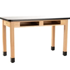 36'' H Whiteboard Top Science Lab Table w/ Book Compartments (72'' x 30'')