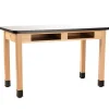36'' H Whiteboard Top Science Lab Table w/ Book Compartments (48'' x 24'')