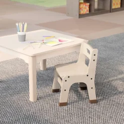 9"H Wooden Classroom Chair