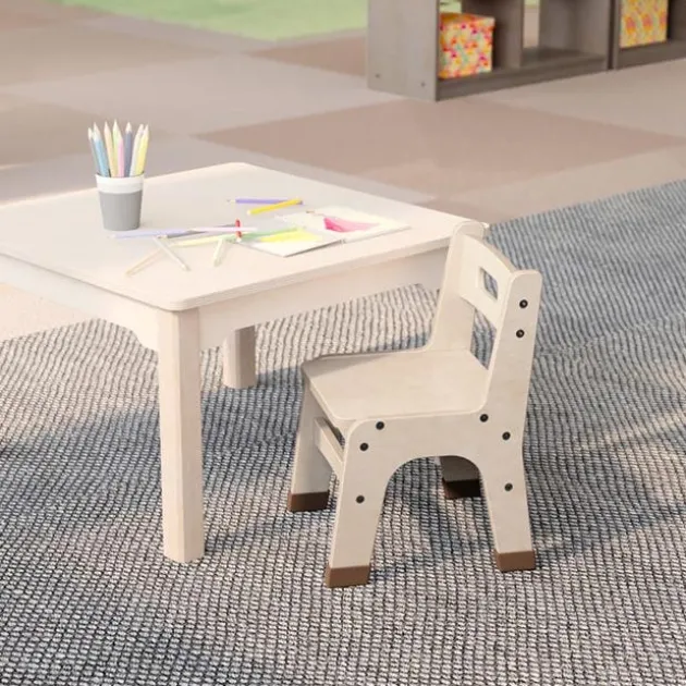 9"H Wooden Classroom Chair