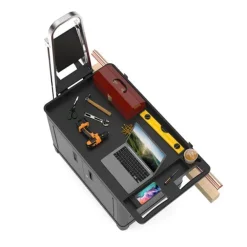 Industrial Locking Cabinet Utility Cart