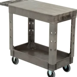 Industrial-Strength Plastic Utility Carts
