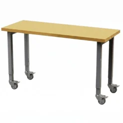 Innovation N Butcher Block Table with Casters (60'' W X 24'' D)